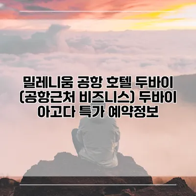 밀레니움 공항 호텔 두바이 (공항근처 비즈니스) 두바이 아고다 특가 예약정보