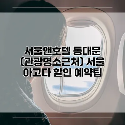 서울앤호텔 동대문 (관광명소근처) 서울 아고다 할인 예약팁