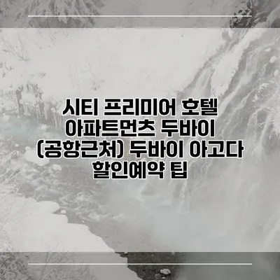 시티 프리미어 호텔 아파트먼츠 두바이 (공항근처) 두바이 아고다 할인예약 팁