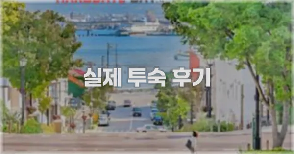 💬 실제 투숙 후기